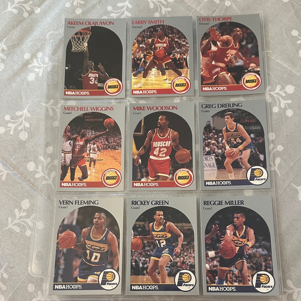 NBA Hoops Vintage Basketball Cards Collection